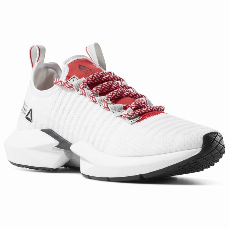 Pantofi Sport Reebok Sole Fury Se Barbati Albi/Negrii/Gri/Rosii Romania YS6398ZI